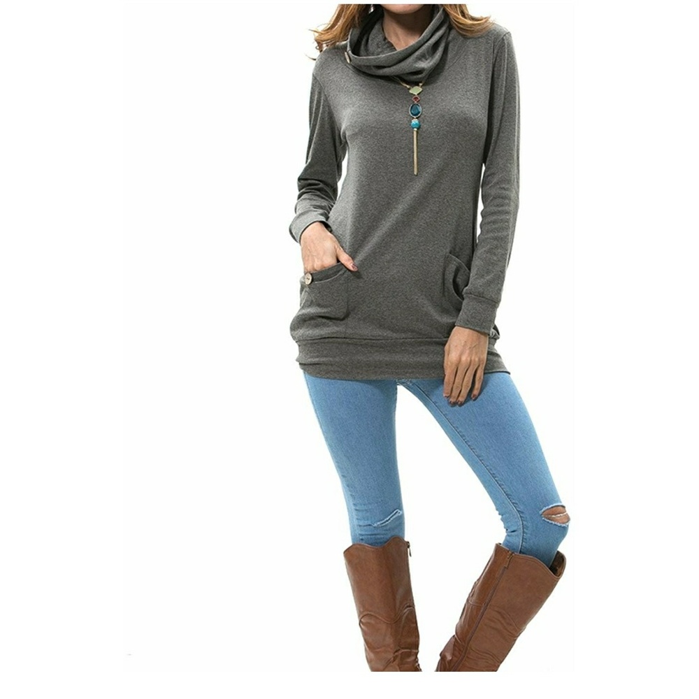 🍁🍂Women's cowl neck tunic🍁🍂